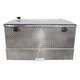 95 Gallon Aluminum Fuel Transfer Tank and Toolbox w/ Fill-Rite 15 GPM Pump (12V DC)