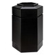 Commercial Zone 30 Gallon Hex Waste Container (Black)