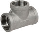 Smith Cooper Cast 150# Stainless Steel 1/2 in. Tee Fitting -Socket Weld