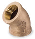 Smith Cooper Bronze 1/8 in. 45° Elbow Fitting - Threaded