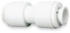 John Guest White Inch Acetal Fittings - Union Connectors