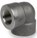 Smith Cooper 6000# Forged Carbon Steel 1/2 in. 90° Elbow Fitting -Threaded