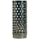 Dixon Zinc Plated Steel Long Thin Strainer Round Hole Type