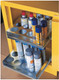 Justrite Aerosol Can Benchtop Safety Cabinet