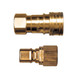 Gas-Flo Brass Gas Interchange Quick Disconnects