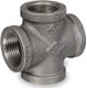 Smith Cooper 150# Black Malleable Iron 1/8 in. Cross Pipe Fittings - Threaded