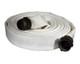 Key Fire Hose 500# Single Jacket 1 in. Fire Hoses w/ Aluminum NH (NST) Rocker Lug Couplings - White