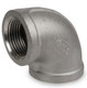 Smith Cooper Cast 150# Stainless Steel 1 1/4 in. 90° Elbow Fitting - Threaded