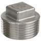 Smith Cooper Cast 150# Stainless Steel 3 in. Square Head Plug Fitting - Threaded