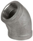 Smith Cooper Cast 150# Stainless Steel 1/4 in. 45° Elbow Fitting - Threaded