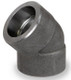 Smith Cooper 3000# Forged Carbon Steel 2 in. 45° Elbow Fitting - Socket Weld