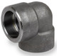 Smith Cooper 3000# Forged Carbon Steel 1 1/2 in. 90° Elbow Fitting - Socket Weld