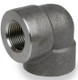Smith Cooper 3000# Forged Carbon Steel 3 in. 90° Elbow Pipe Fitting - Threaded