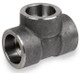 Smith Cooper 3000# Forged Carbon Steel 1/2 in. Tee Fitting - Socket Weld