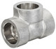 Smith Cooper 3000# Forged 316 Stainless Steel 3 in. Tee Fitting - Socket Weld