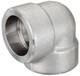 Smith Cooper 3000# Forged 316 Stainless Steel 3/4 in. 90° Elbow Fitting - Socket Weld
