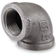 Smith Cooper 150# Black Malleable Iron 2 1/2 in. 90° Elbow Pipe Fittings - Threaded