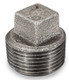 Smith Cooper 150# Black Malleable Iron 1 1/4 in. Square Head Plug Pipe Fittings - Threaded