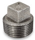 Smith Cooper 150# Black Malleable Iron 2 1/2 in. Square Head Plug Pipe Fittings - Threaded
