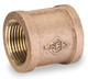 Smith Cooper 125# Bronze Lead Free 1/2 in. Coupling Fitting - Threaded