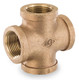 Smith Cooper 125# Bronze Lead-Free 1 1/4 in. Cross Fitting - Threaded