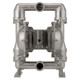 ARO Sanitary Series 1 1/2 in. Tri-Clamp Air Diaphragm Pump w/ PTFE with Santoprene Backup Diaphragms, PTFE Balls & Stainless Steel Seats