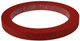 Dixon 1 in. PTFE (FEP) Encapsulated Silicone Cam & Groove Gasket (Translucent / Red)