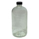 HAZMATPAC 16 oz. Boston Round Glass Bottles w/ PVC Coating