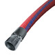 Continental ContiTech Red Flextra 3 in. 100 PSI Petroleum Transfer Hose w/ Male NPT Ends