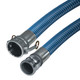 Kuriyama Blue Water BW Series 2 in. 90 PSI Low Temperature PVC Suction Hose Assemblies w/ C x E Ends