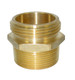 1 1/2 in. NH x 1 1/2 in. NH Brass Double Male Hex Adapters