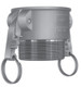 PT 1 1/2 in. Locking Stainless Steel Part D Coupler