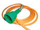 Scully SC-6A Green Thermistor Plug & Straight Cord w/ 2 J-Slot Pins & 8 Contact Pins for 20 ft. Scully System