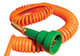 Scully Green SC-8BI Thermistor Plug & Coiled Cord w/ 4 J-Slot Pins & 10 Contact Pins for Scully Systems