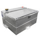 47 Gallon Aluminum Fuel Transfer Tank and Toolbox w/ GPI 50 Gallons Per 100 Strokes Pump
