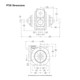 Corken PT Series PT20 2 in. NPT Cast Iron Sliding Vane Pump