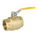 Smith Cooper 1 1/4 in. NPT Brass Ball Valve w/ Locking Handle - Full Port