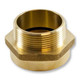 Dixon 2 1/2 in. Brass Female To Male Hex Nipple