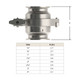 Dixon Sanitary EHSC Series Eccentric Spring Check Valve w/ Weld Connection & Viton Seal