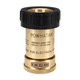 Dixon 1 in. NPSH Bumpered Brass Fog Nozzle