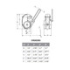 Metaltecnica  MZ Heated Steel Lever Quick Opening Gate Valve - Female NPT Threaded