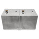 110 Aluminum Rectangle Gallon Split Fuel Transfer Tank