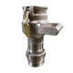Civacon 633CPP Vapor Recovery Coupler w/ Straight Swivel Male Camlock Inlet & Handle