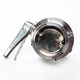 JME SSBFV Series 316 SS Multi-Position Butterfly Valve, w/EPDM Seals, SS Disc, Clamp Style