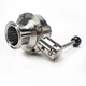JME SSBFVF Series 316 SS 4-Position Butterfly Valve, w/EPDM  Seals, SS Disc, Clamp Style