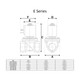 Granzow E Series 3/4 in. Normally-Closed Brass General Purpose Two-Way Solenoid Valve w/ Viton Seal - 24 Volt DC