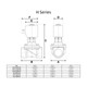 Granzow H Series 3/8 in. Normally-Closed Brass General Purpose Two-Way Solenoid Valve w/ Nitrile Rubber N Seal & Assisted Lift - 24 Volt DC