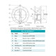 Titan Flow Control CV 41-DI Ductile Iron Dual Disc Wafer Type Check Valve w/ Nitrile Rubber Seat & SS Disc - ANSI Class 150