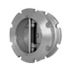 Titan Flow Control CV 42-CS Carbon Steel Dual Disc Wafer Type Check Valve w/ Viton Seat & SS Disc - ASME Class 150