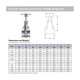 Crane Figure 47 Class 150 Cast Steel Flanged Gate Valve